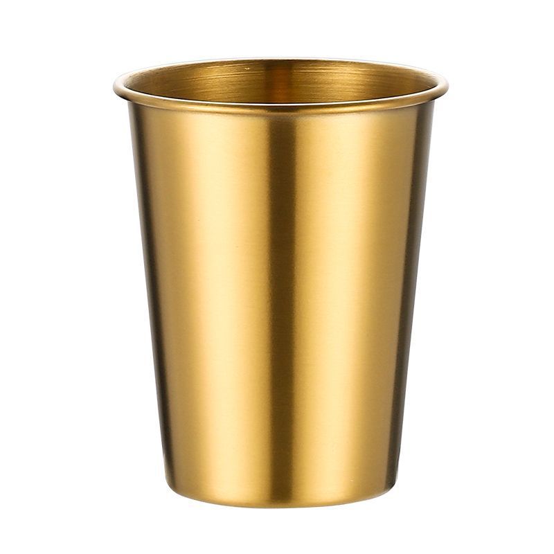 304 stainless steel beer mug ins industrial-style portable outdoor camping single-layer cold drink mug can add logo