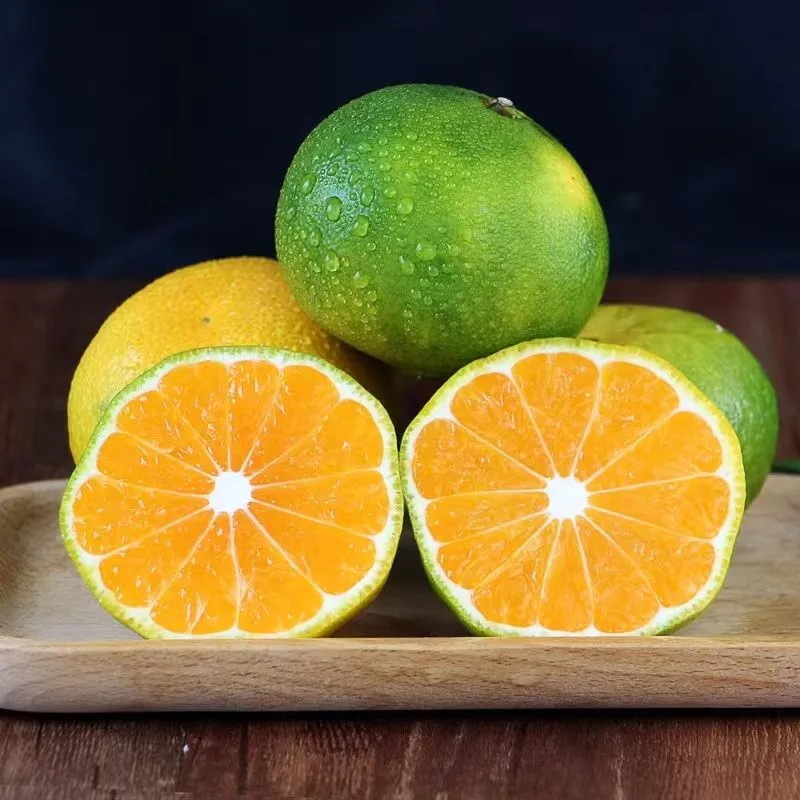 Hubei and Yunnan Green-Skinned Tangerines Are in Season, Whole Fruit Tangerines with Free Shipping, Fresh Fruit Tangerines Available for Dropshipping