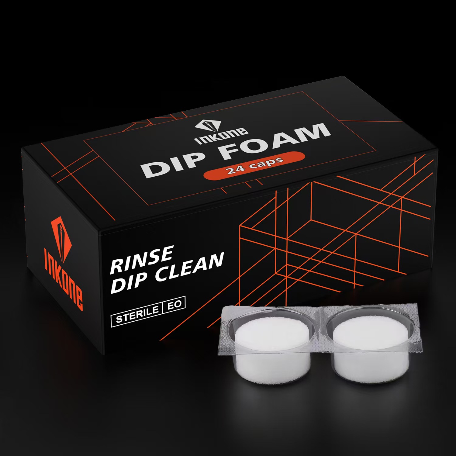 Одноразовая татуировка игла INKONE, стакан для мытья, чистящие средства для татуировки