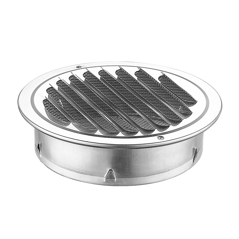 304 Stainless Steel Air Hood Vent Mesh Cover Duct Exhaust Fan Mesh Cover Stainless Steel Exterior Wall Smoke Exhaust Hood