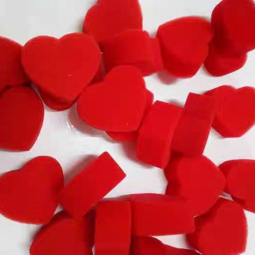 Romantic Wedding Bright Red Heart Sponge Street Magic Performance Foam Magic Props for Girls