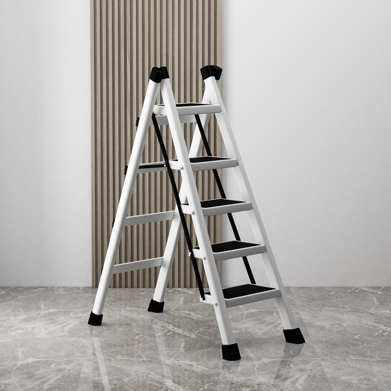 Household Folding Small Ladder Indoor Multifunctional Safety Anti-skid Pedal Household Ladder Herringbone Ladder Two or Three Steps Stairs