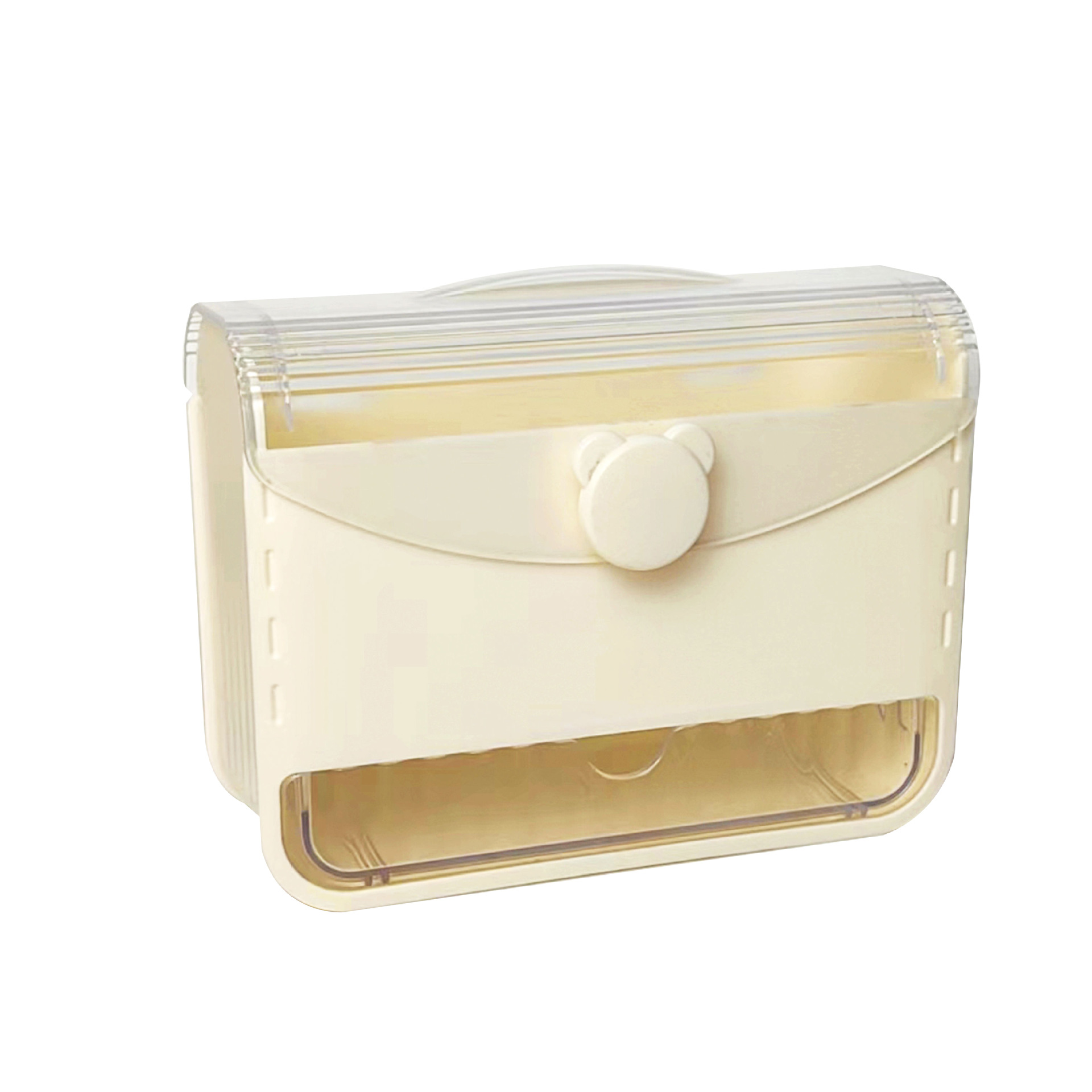 Lipstick storage box desktop cosmetics storage rack compartment cute dressing table dustproof display stand for women