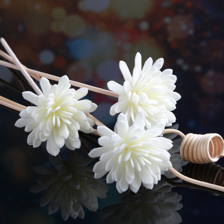 Fireless Aromatherapy Accessories Pe Foam Flower Artificial Flower Chrysanthemum Perfume Flower Arrangement Rattan Decoration Fake Flower Aromatherapy Flower