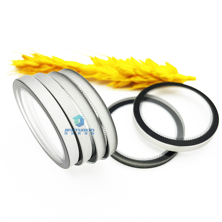 Processing and Customization of High-Temperature Silk Screen Led Lamp Glass, Downlight Flashlight Glass, Silk Screen Printing and Color Can Be Customized