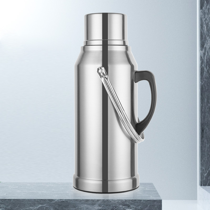 Бутылка для горячей воды, термос из нержавеющей стали для студентов, большая емкость