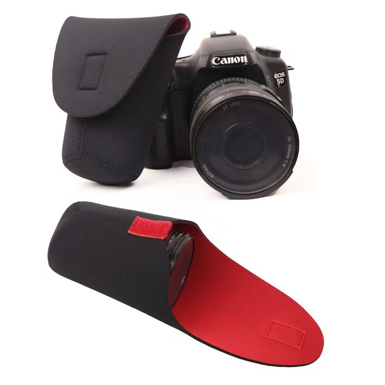 Manufacturer Supplies Neoprene Material Camera Bag Slr Camera Lens Bag Protective Cover Lens Barrel Storage Bag Micro Single Shell