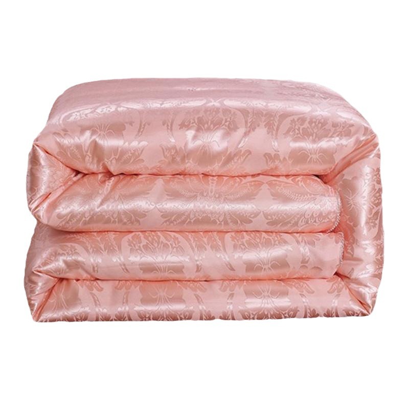 Satin Jacquard Silk Quilt Spring Autumn Winter Quilt Core Student Dormitory Single Double Summer Cool Quilt Company Gift Quilt Wholesale