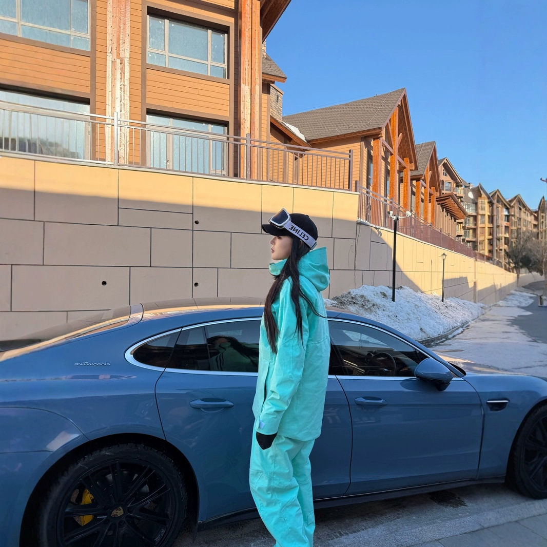 Winter New 2024 Ski Suit 2.0 Men's and Women's Suit Single Board Men's and Women's Warm American Jacket Windproof and Waterproof