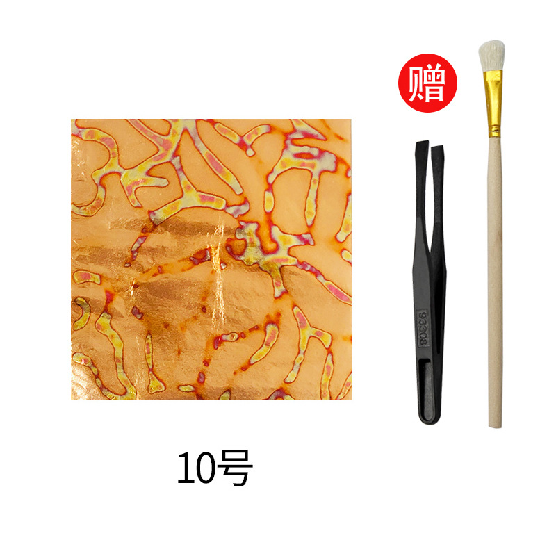 Gold Foil Paper Painting, Burnt Foil, Broken Gold Foil, Silver Foil Painting, Buddha Statue, Rock Painting, Art Tools, Nail Salon Crafts