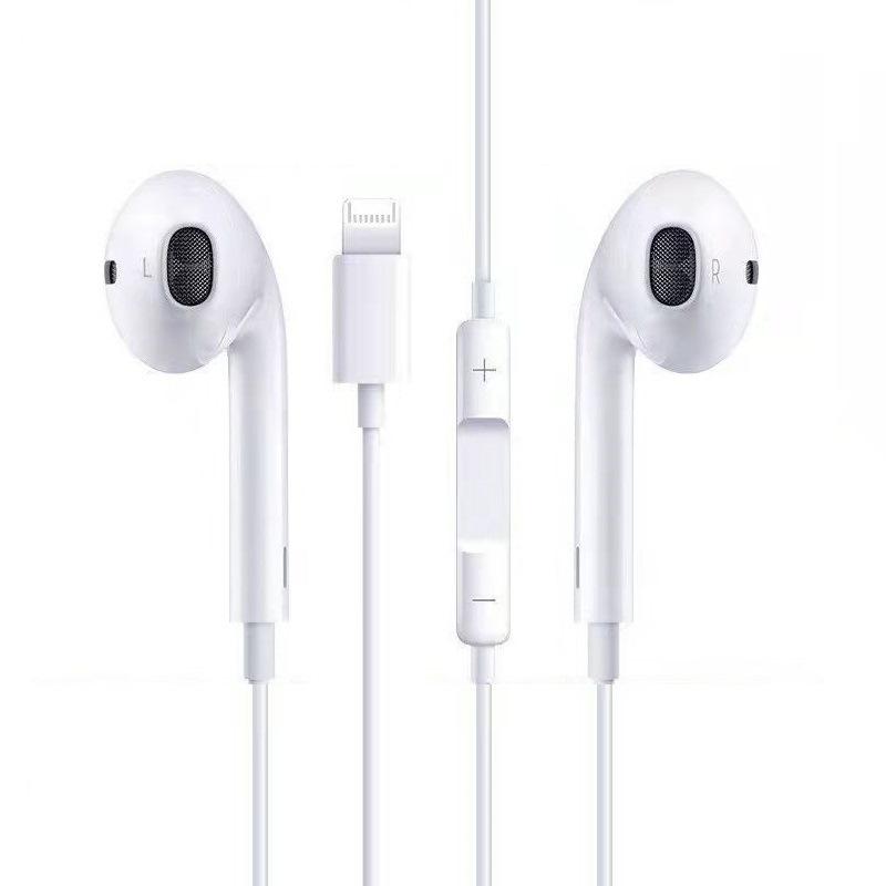 Wired Headphones Suitable for Apple Bluetooth Pop-Up Plug Universal In-Ear High-Quality Sound with Inline Control