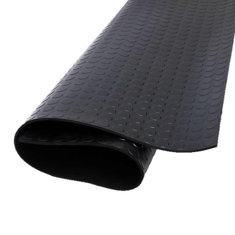 Black Dot Rubber Mat Dot Non-slip Rubber Mat Waterproof, Oil-resistant and Wear-resistant Insulation Rubber Board Distribution Room Floor Mat