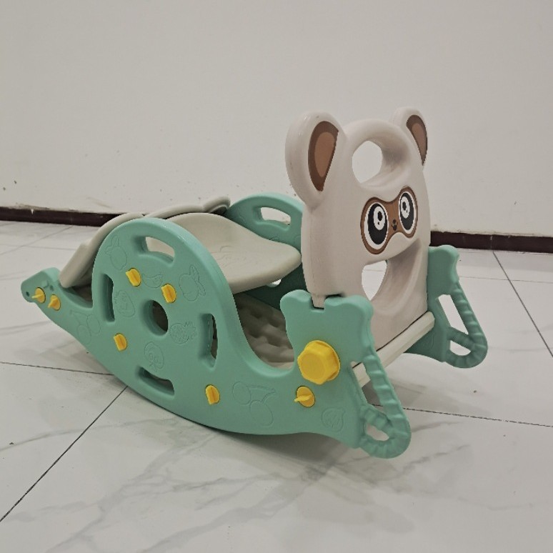 Rocking horse children's indoor three-in-one rocking horse 1-6 years old baby rocking horse slide rocking chair one year old gift