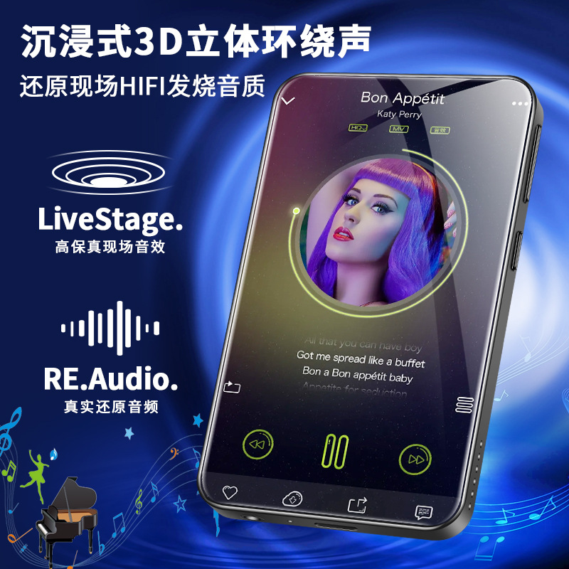 Android smart mp4 wifi full screen Bluetooth mp3 Walkman student music player mp5 touch