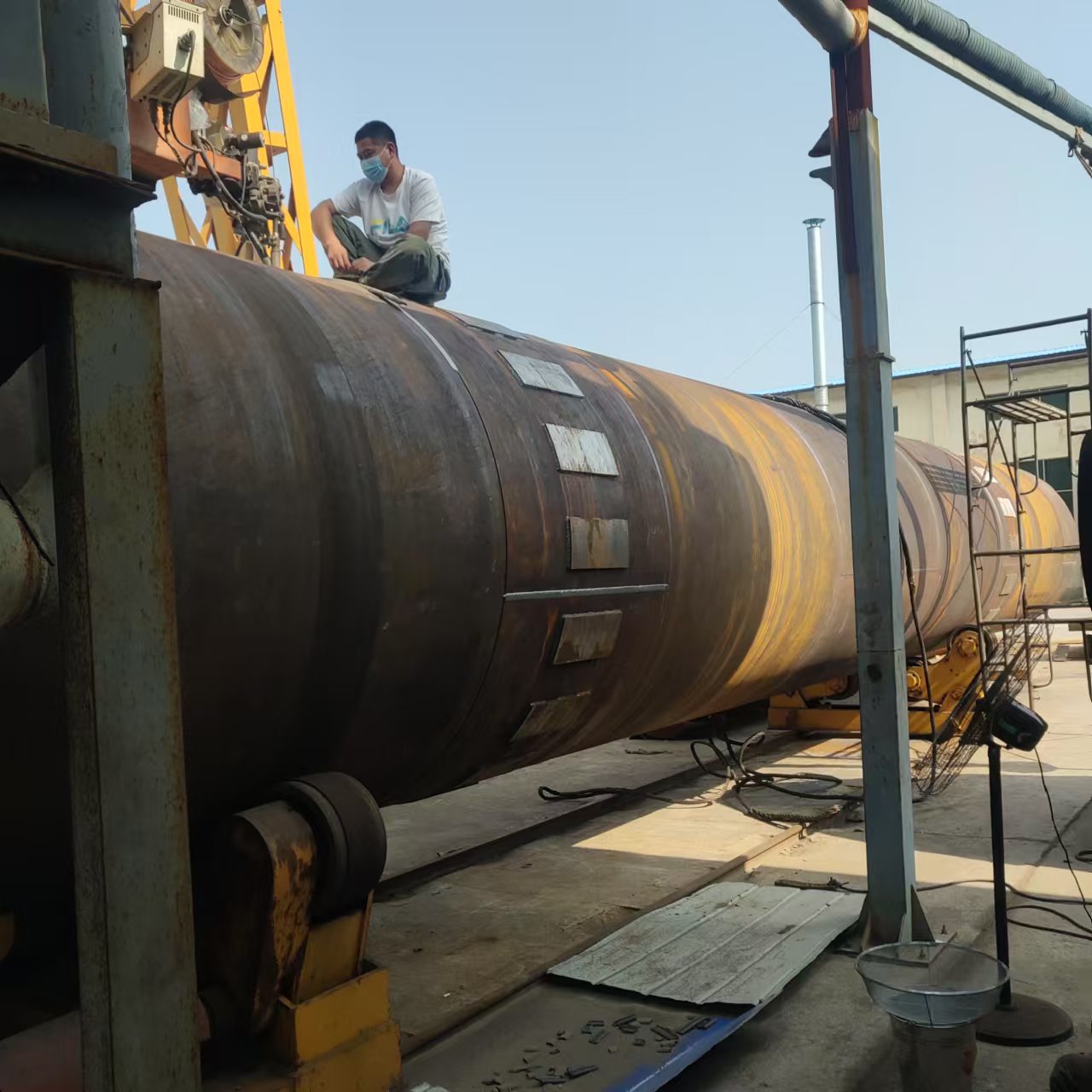 Zinc Oxide Alumina Iron Oxide Cement Aluminum Ash Ceramic Sand Lime Quartz Sand Slag Calcination Rotary Kiln