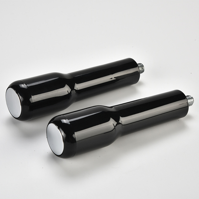 Factory direct batch coffee handle plastic handle M10.M12 nut black and white ABS material coffee handle handle