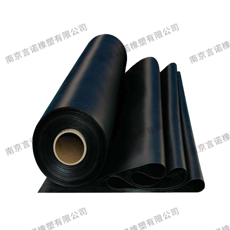 Acid Resistant Rubber Sheet Black Ternary Acylene Rubber Sheet Corrosion Resistant Rubber Pad Manufacturer Production Industrial Rubber Pad