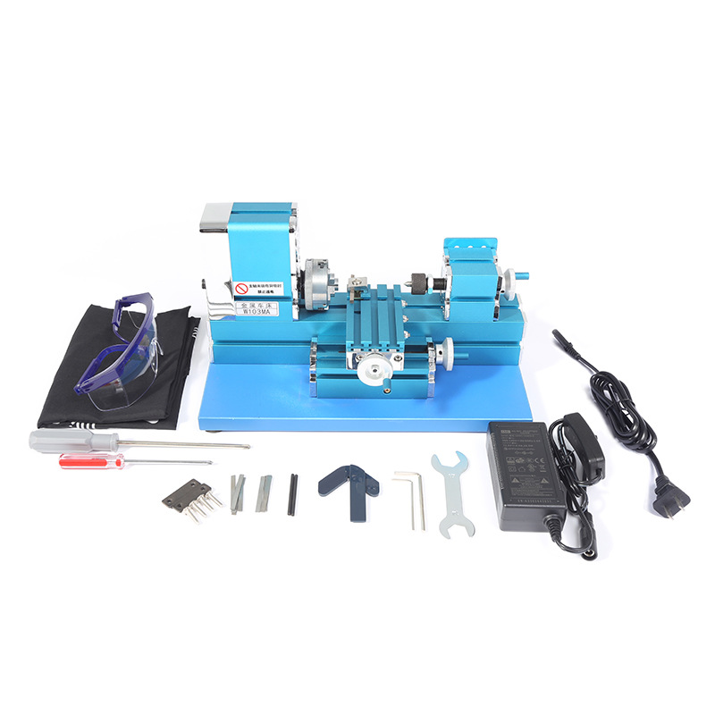 Pre-Subject Student Safety Special Machine Tool Primary and Secondary School Maker Room Equipment W103Mb Metal Lathe Micro Machine