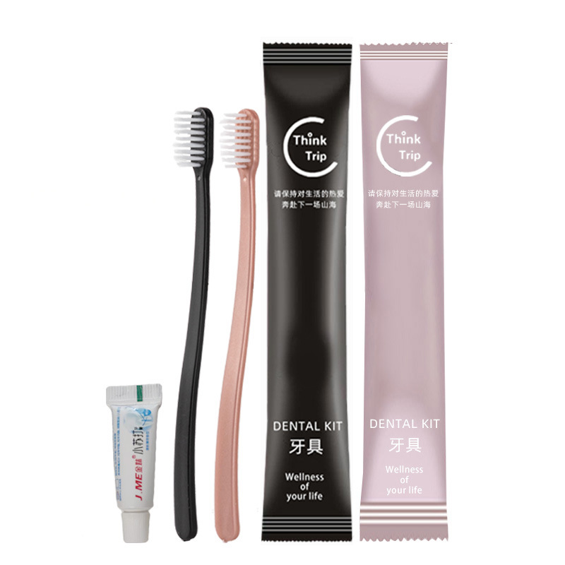 Hotel B & B disposable toothbrush wholesale factory hotel toothbrush toothpaste toiletries suit soft hair wholesale