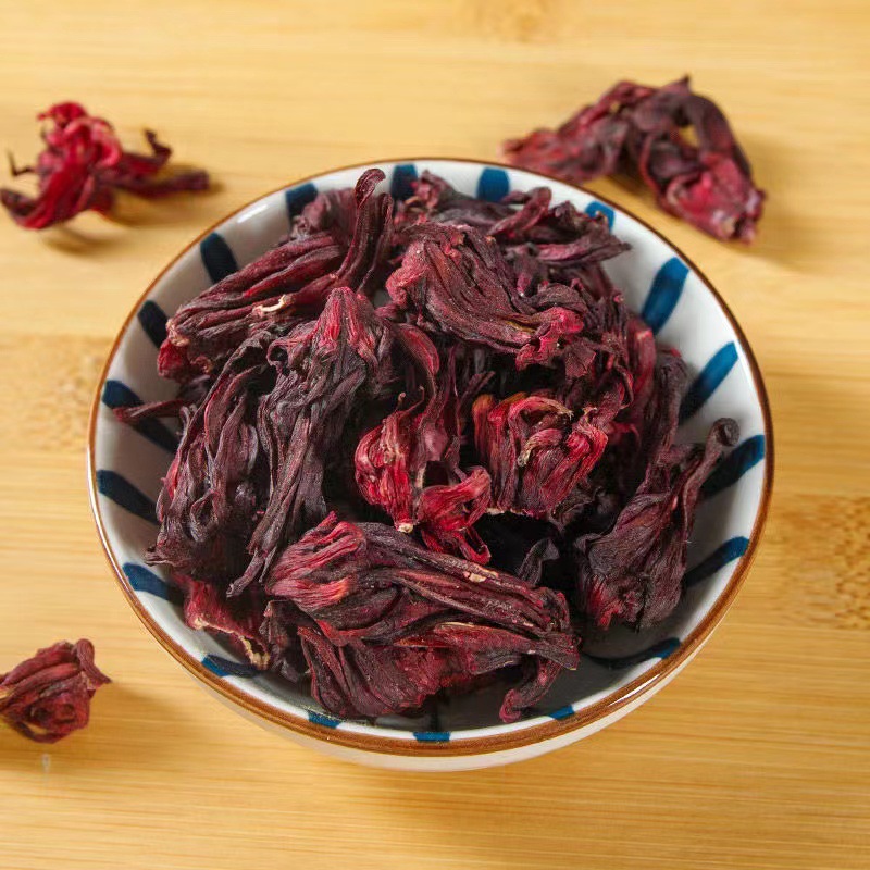 Selected Yunnan Roselle Tea 500g New Premium Roselle Whole Fresh Dried Flower Edible Herbal Tea Free Shipping