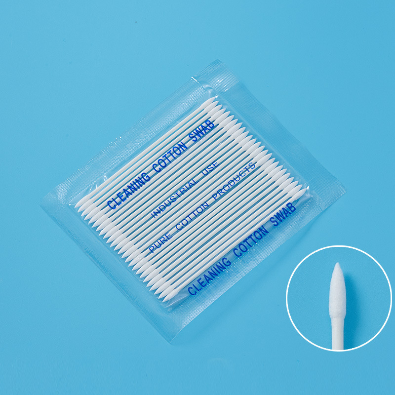 Optical fiber light port cleaning and purification cotton swab small pointed lens dust-free industrial cotton swab BB013 can replace HUBY340