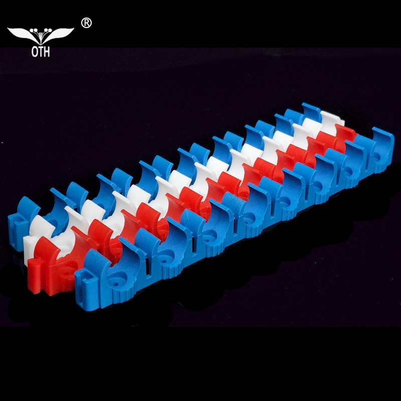 OTH brand PE line pipe row card gas nail gun nail universal conjoined U-shaped card multi-position water pipe joint row card low pipe code