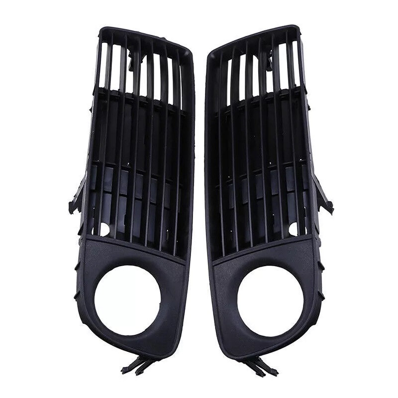 Suitable for Audi 98-02 A6 C5 Fog Light Frame Front Bumper Lower Grille Fog Light Grille Trim Air Vent Car Accessories