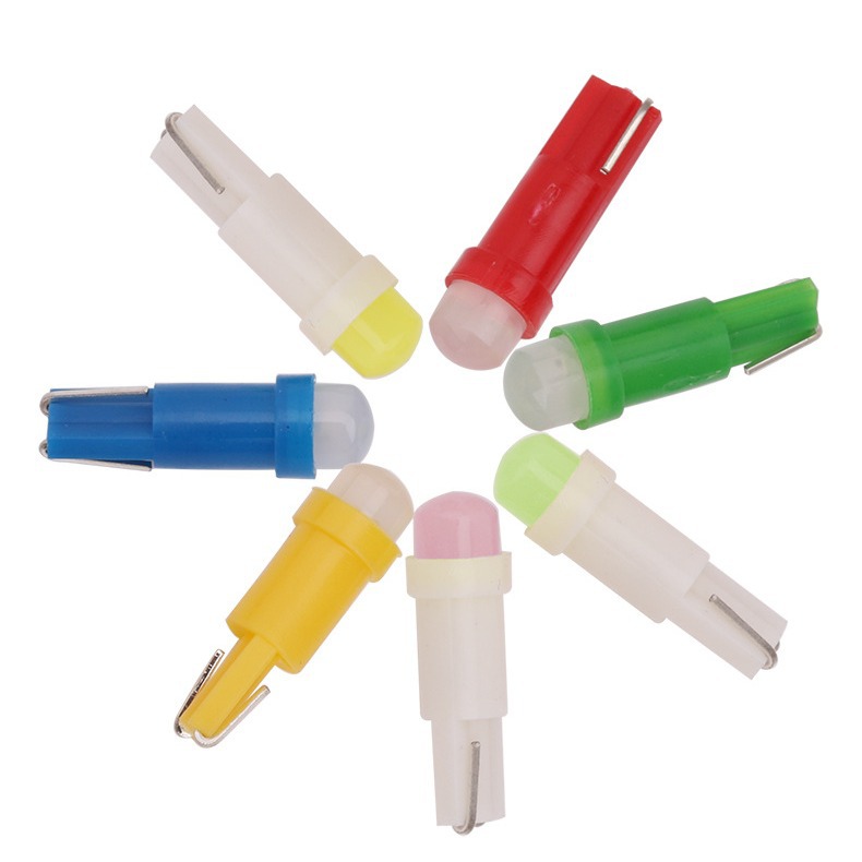 T5-Astigmatism-1Smd Led Car Instrument Light Indicator Light License Plate Light Gear Headlight Rearview Mirror Light