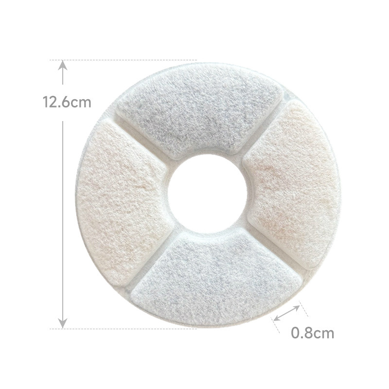 Pet water dispenser filter cotton activated carbon cat dog water dispenser replacement core resin purification water filter cotton core round