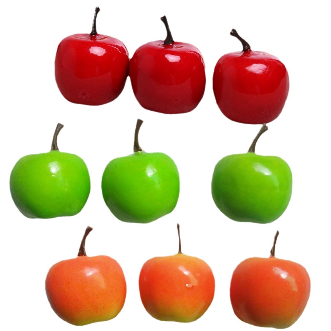 35# foam small fruit mini simulation small apple model fake apple decorations props toy accessories