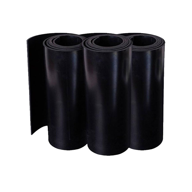 Factory Direct Sales Distribution Room Anti-Slip Rubber Mat Industrial Rubber Sheet Roll Rubber Leather Black Anti-Slip Rubber Sheet