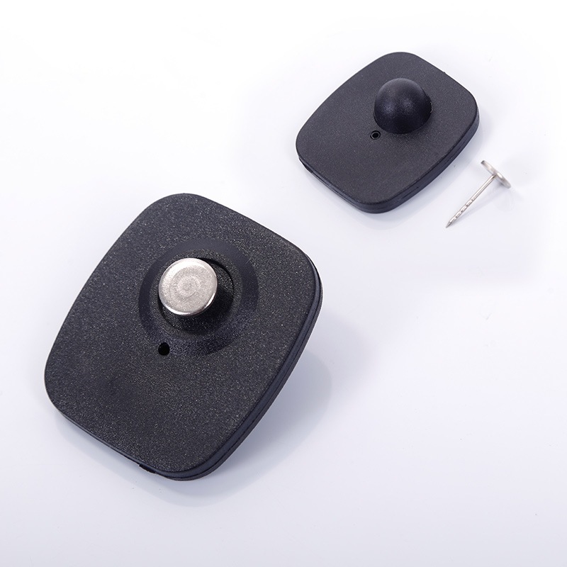 Anti-theft magnetic buckle black small square buckle radio frequency anti-theft Buckle store clothing store supermarket shopping mall anti-theft magnetic buckle anti-theft buckle