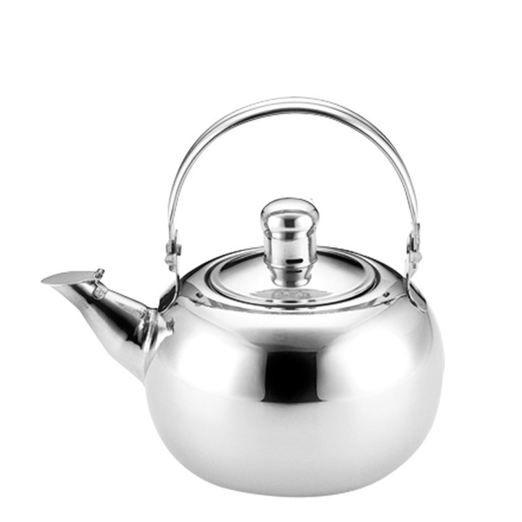 Stainless Steel Teapot with Fine Mesh Filter, Stainless Steel Kettle with Filter, Household Teapot, Little Women's Teapot