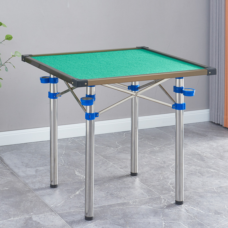 Mahjong table separate table leg desktop hand rub shrink frame mahjong table dual-use storage home Portable