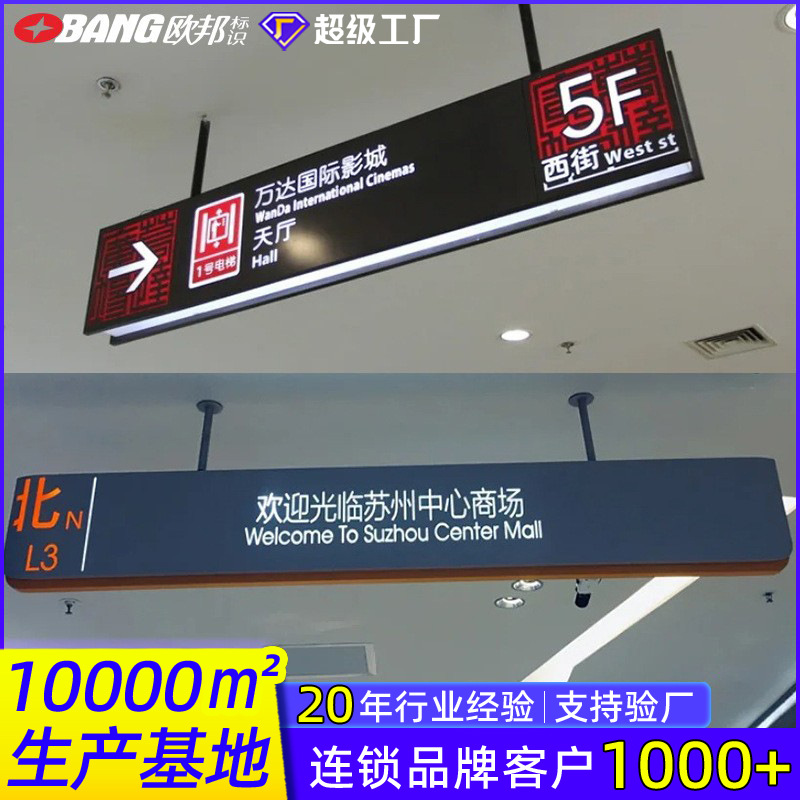 Легкий короб для тегов подземного гаража индивидуальный подвесной двухсторонний световой короб для магазина знак для парковки