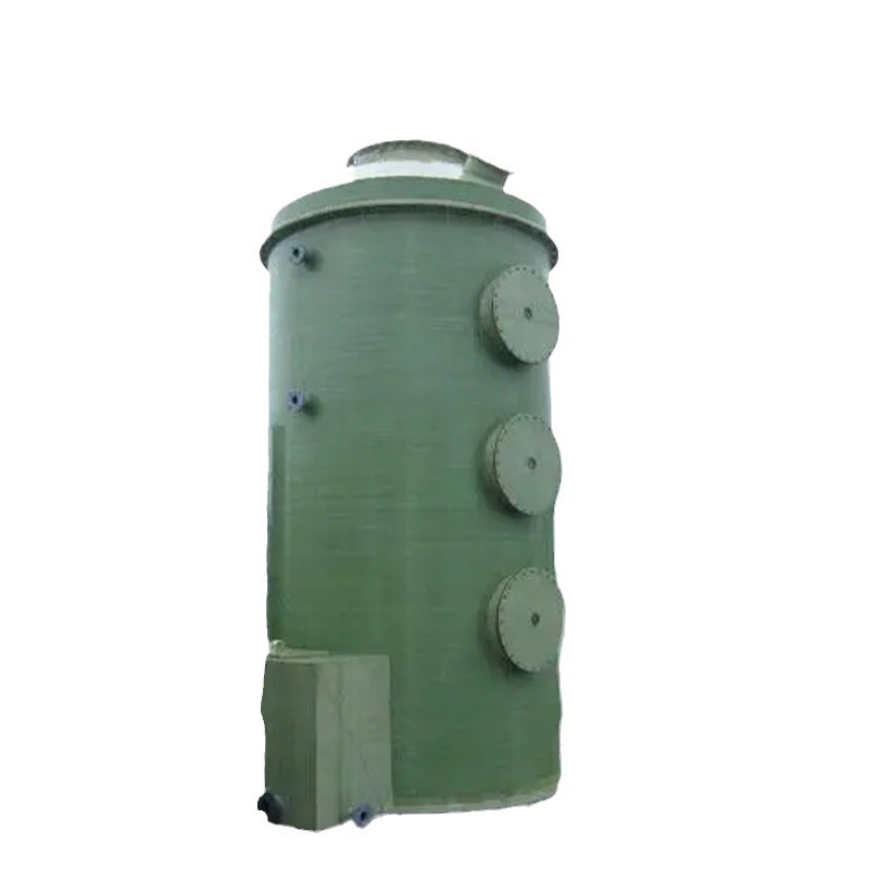 Customized Glass Fiber Reinforced Plastic Spray Tower Equipment, Acid Mist and Alkali Removal, Exhaust Gas Treatment, Spray Chemical Plant, Washing Tower