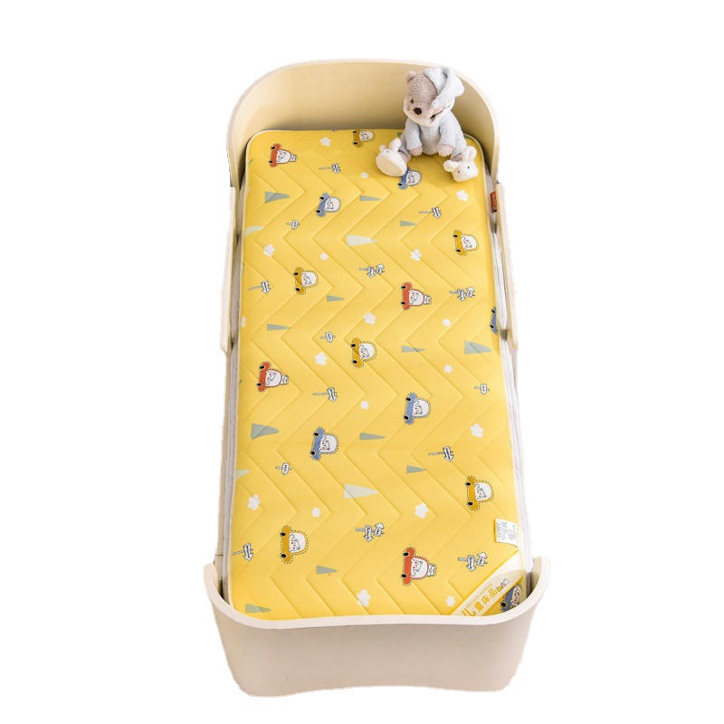 2025 New Thickened Class a Knitted Fabric Latex Mattress Kindergarten Children's Mat 56*100cm Wholesale
