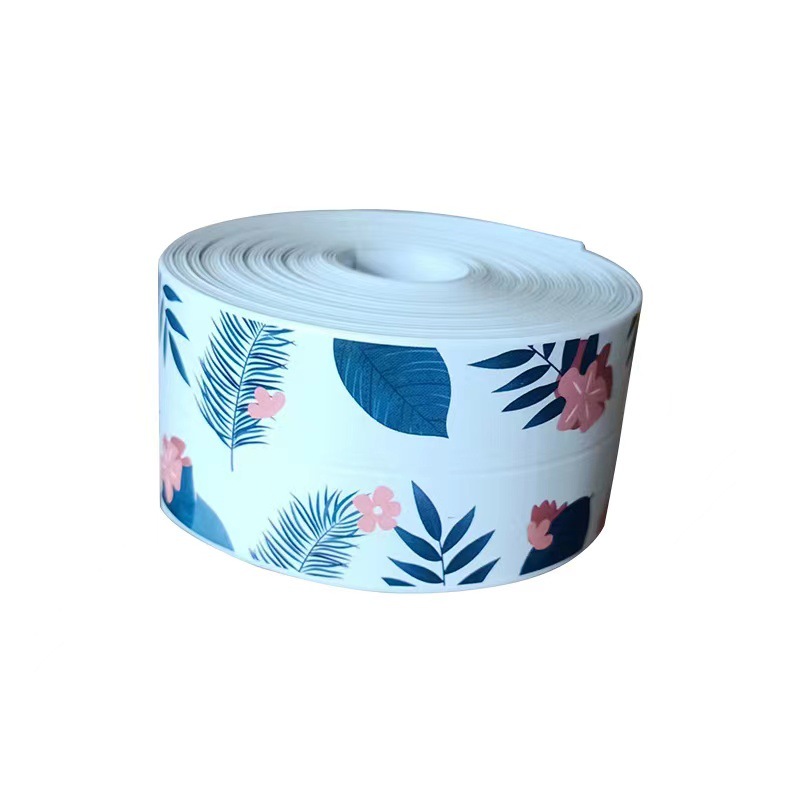 Beautiful Seam Stickers Printed Kitchen Self-Adhesive Anti-Fouling Sink Toilet Stickers Stove Sink Tape Anti-Oil Stickers Toilet