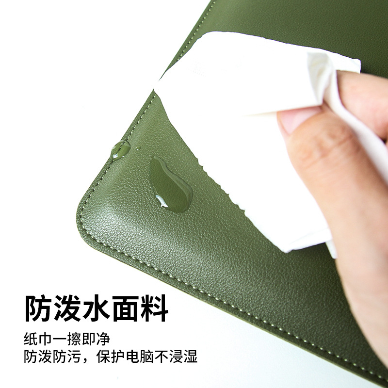 [Thick Pu Leather] Suitable for Apple Xiaomi Huawei Laptop Sleeve 13/14/15/16/Inch Computer Bag