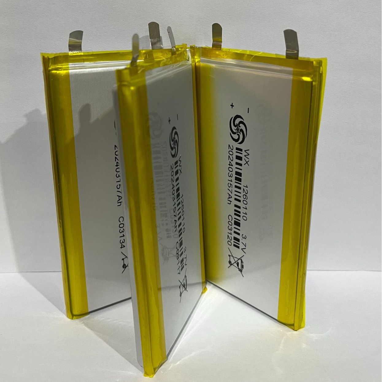 1260110 Five Elements Polymer Lithium Battery 3.7V Large Capacity 10000 Mah Mobile Power Bank