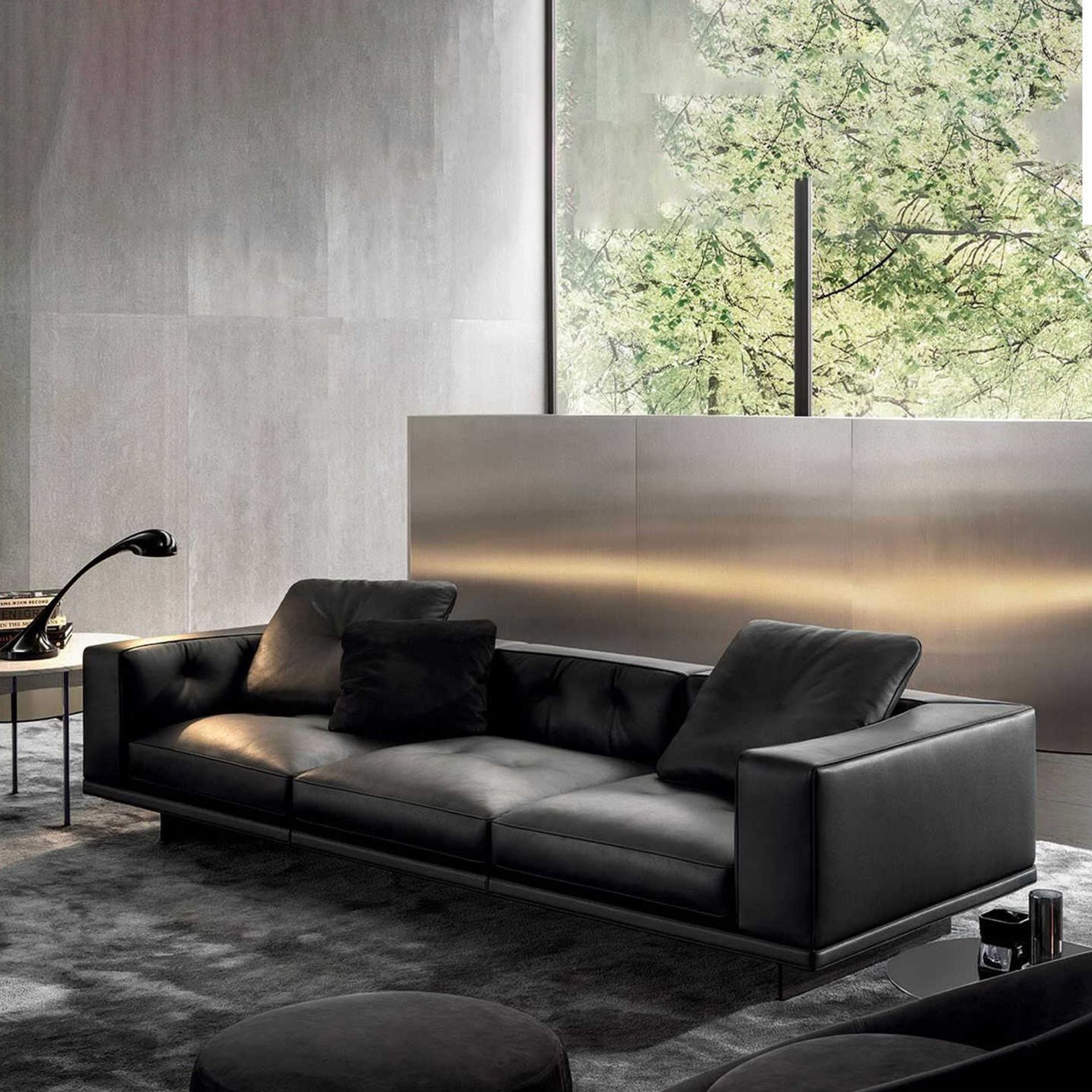 Dylan Dilan Sofa Classy Leather Sofa Italian Normcore Large Living Room Straight Row Special-Shaped Corner Sofa