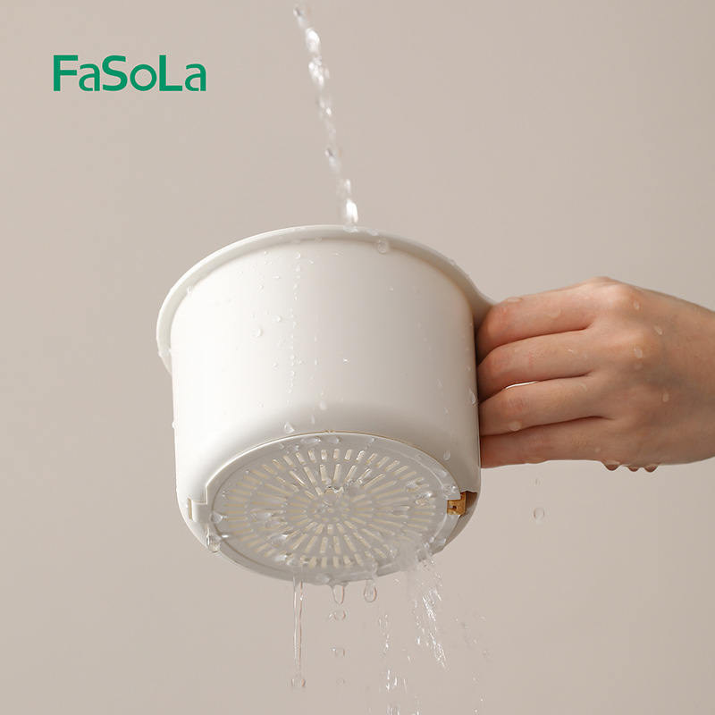 Fasola Sink Special Drain Basket Press Separation Food Residue Filter Basket Can Be Hung Storage Hanging Basket