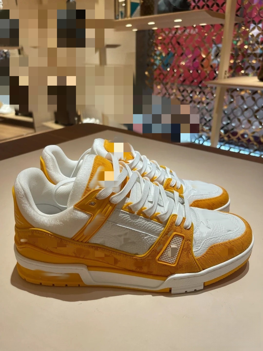 White Cement Trainer Men's Shoes Black Pink Black Denim Versatile Gray Denim Black Warrior Casual Women's Sneakers