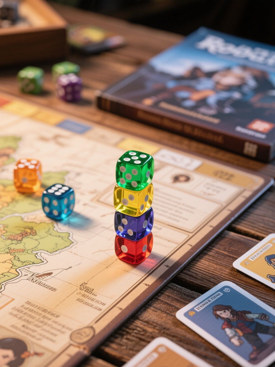 14mm Transparent Colorful Plastic 6-Sided Board Game Running Group Teaching Accessories Game Props Crystal Acrylic Dice