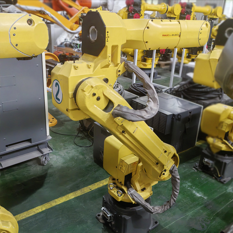 Used Fanuc Fanuc 6-Axis Robot Load 20kg Handling Loading and Unloading M-20Ia Industrial Robot Arm