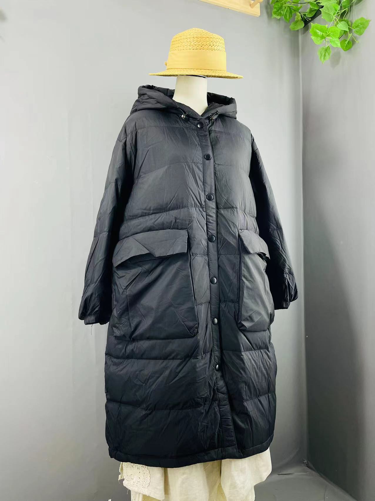 Специальное предложение, новая весенне-осенняя куртка для женщин с воротником, свободная, толстая, длинные рукава, белый утиный пух