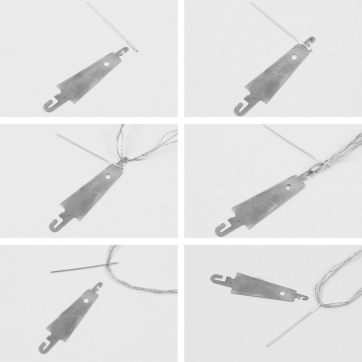 Cross stitch tools/stainless steel threader/needle threader/cross stitch threader cross stitch accessories wholesale