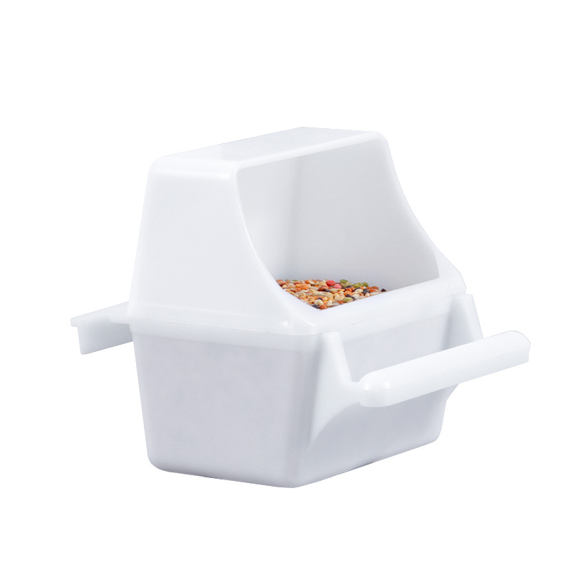 Transparent external bird food box wave external Cup splash-proof bird food Cup bird drinking water Cup bird supplies