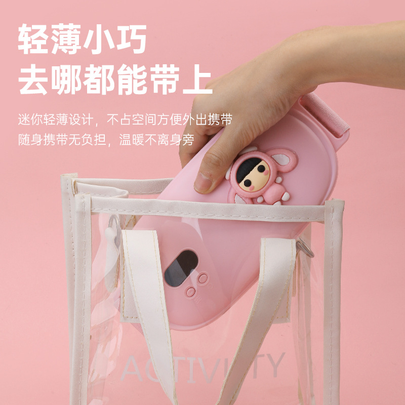 Cross-Border New Product Warm Waist Belt, Hot Compress, Vibration Massage, Waist Protection Belt, Heating, Ultra-Thin, Rechargeable Special Warm Waist Belt