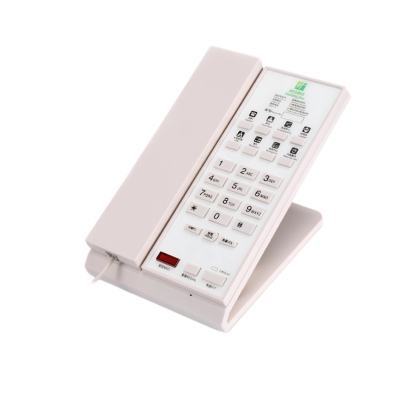 Zhongnuo Hotel Landline Battery-Free Room Telephone Express Service Hotel HD Hands-Free Landline One-Button Dial